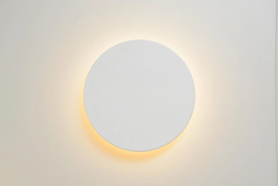 Lucide EKLYPS LED - Wall light - Ø 15 cm - LED - 1x6W 3000K - White - ambiance 2